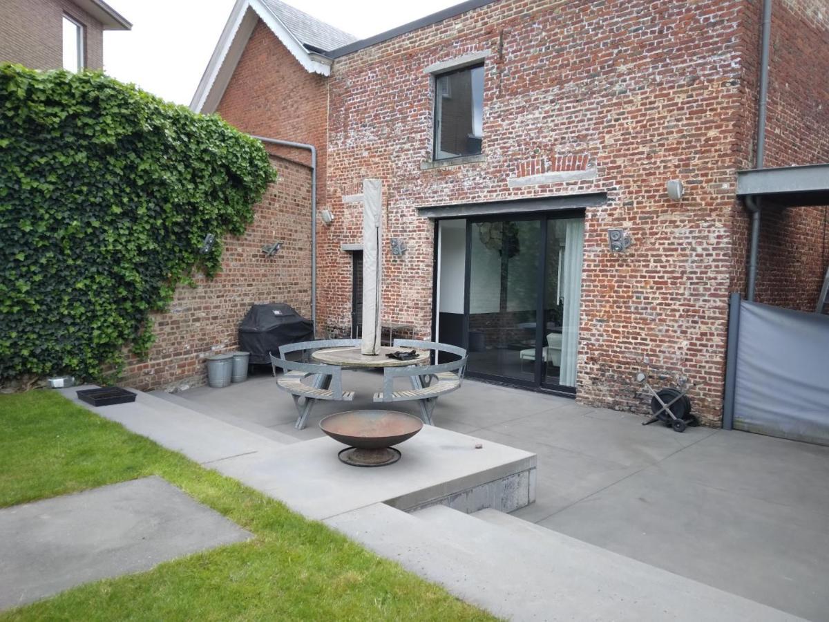 Gezellige moderne woning met zwemvijver Halle  Buitenkant foto